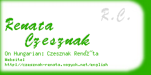 renata czesznak business card